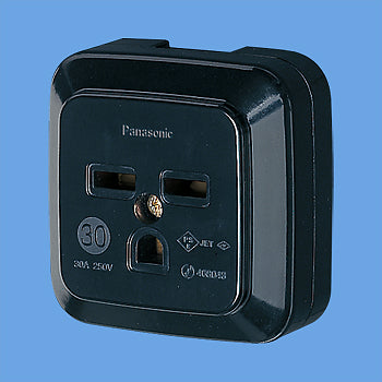 パナソニックエレクトリック WK36301B 角型コンセント薄形