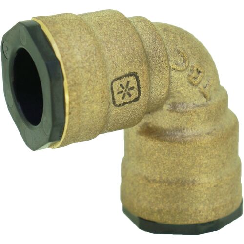 【新発売】給水給湯銅管用　ワンタッチ継手　ガチロック　両接続エルボ