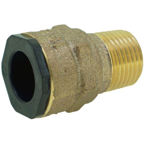 【新発売】給水給湯銅管用　ワンタッチ継手　ガチロック　オスアダプター　平行ネジ