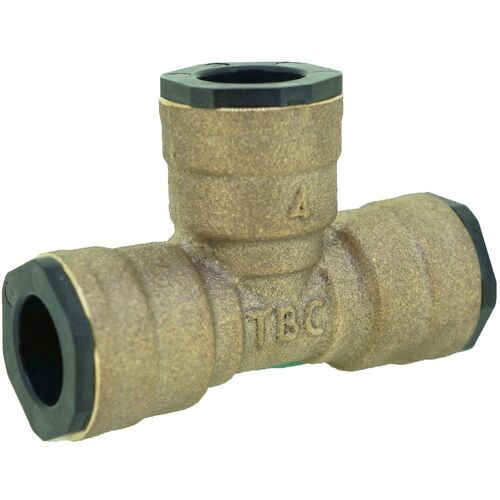 【新発売】給水給湯銅管用　ワンタッチ継手　ガチロック　チーズ