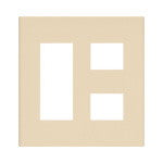 ★超破格33円　簡易耐火用コンセントプレート　5コ用　WTF8705F　ベージュ