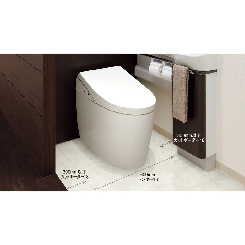 汚れに強くシミになりにくいトイレ専用床材　ハピアフロア　トイレタフ　石目柄　センター１８　1枚・1.09㎡ ディペスコホワイト柄