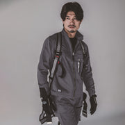 寅壱 9531-124 ワークジャケット ディープグレー 着用画