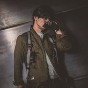 寅壱 3620-124 長袖ブルゾン OD 着用画