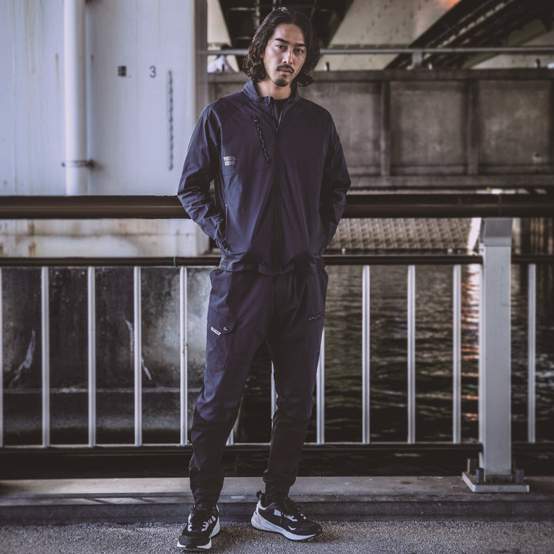 寅壱 9283-124 ワークジャケット 濃コン 着用画