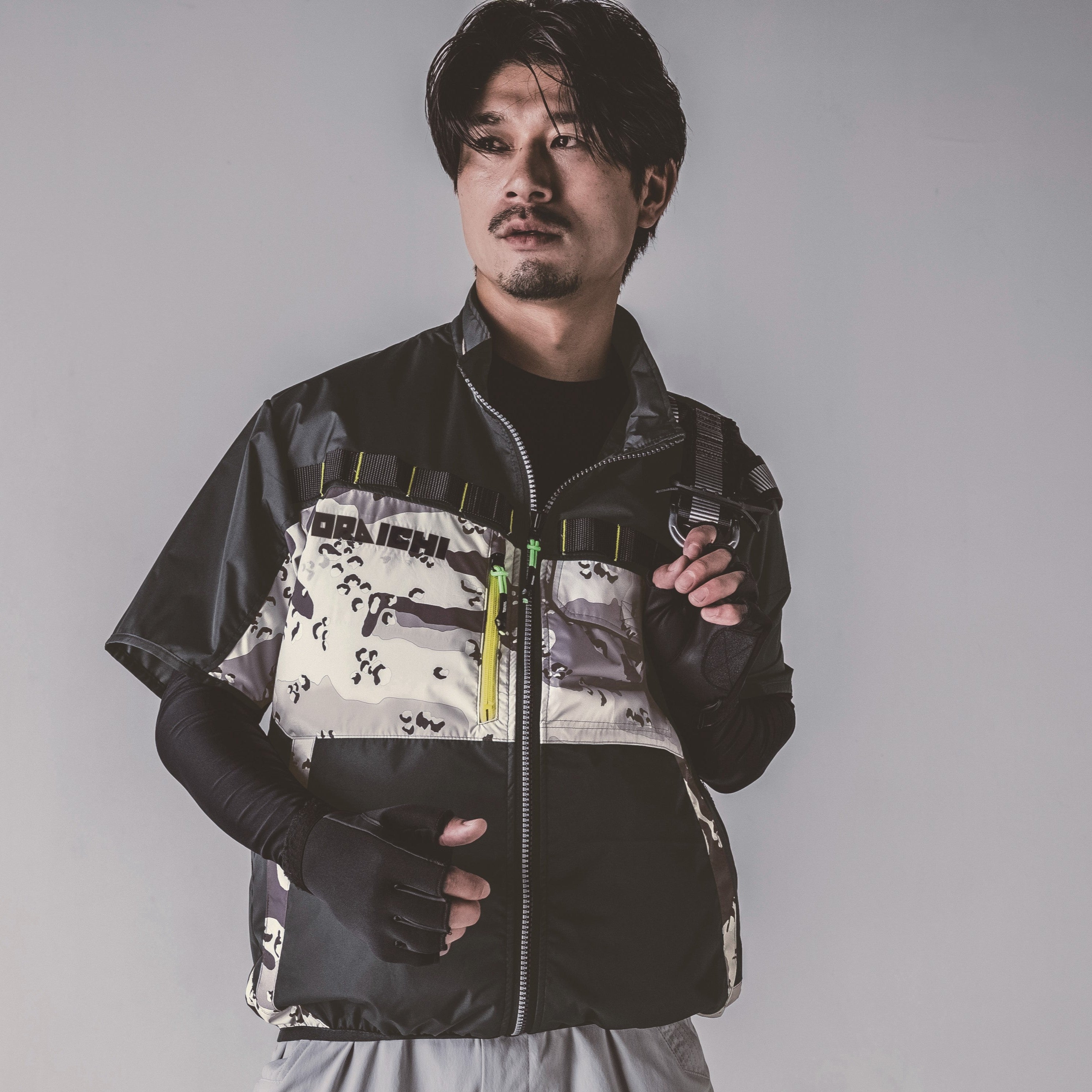 寅壱) 半袖ジャケット メンズ 1078-116 37-シルバー 寅壱]半袖