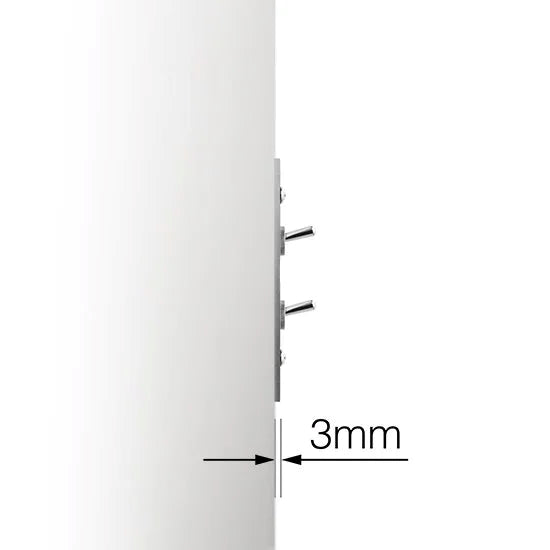 ゾルボンヌ ZS3-306 トグルスイッチプレート アルミ・フラット 3連/6口