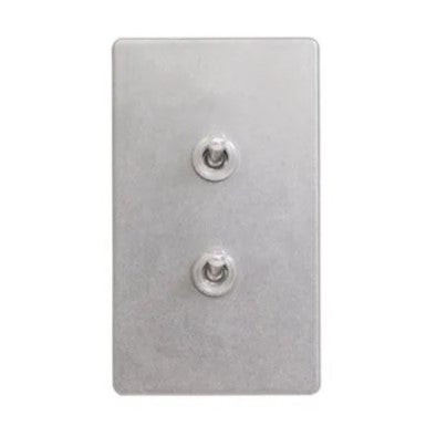 ゾルボンヌ ZS4-102N  トグルスイッチプレート アルミ・ダイカスト ネジなし/アルミレバー