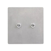 ゾルボンヌ ZS4-202N  トグルスイッチプレート アルミ・ダイカスト ネジなし/アルミレバー