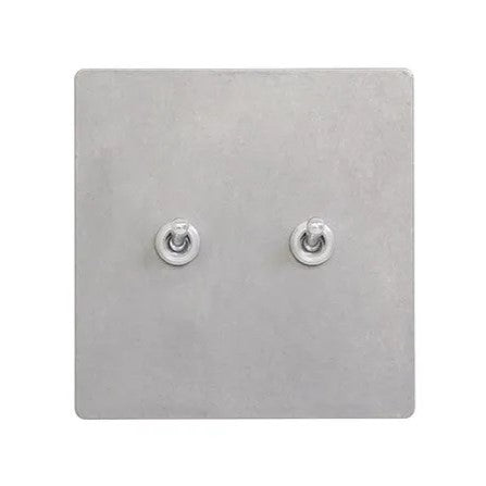 ゾルボンヌ ZS4-202N  トグルスイッチプレート アルミ・ダイカスト ネジなし/アルミレバー