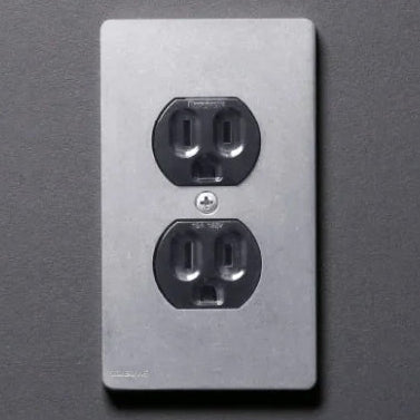 ZS4-CC タイコ型コンセントプレート アルミダイカスト