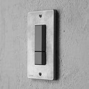 ZS4-J2_SG 角穴ダイカストプレート＋JIMBO_NKダブル セット ソリッドグレー