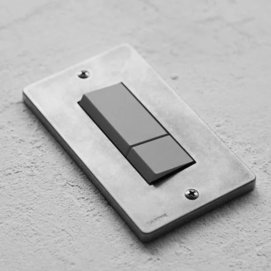 ZS4-J2_SG 角穴ダイカストプレート＋JIMBO_NKダブル セット ソリッドグレー