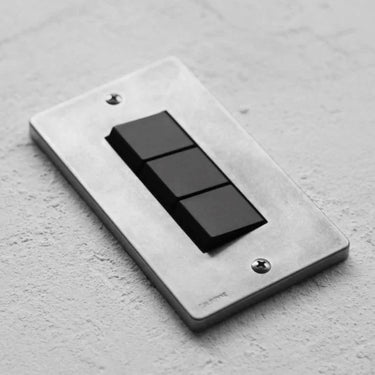 ZS4-J3_SB 角穴ダイカストプレート＋JIMBO_NKトリプル セット ソリッドブラック