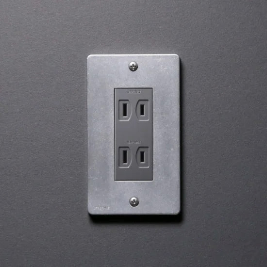 ゾルボンヌ ZS4-SC-SG 角穴ダイカストプレート＋コンセント セット