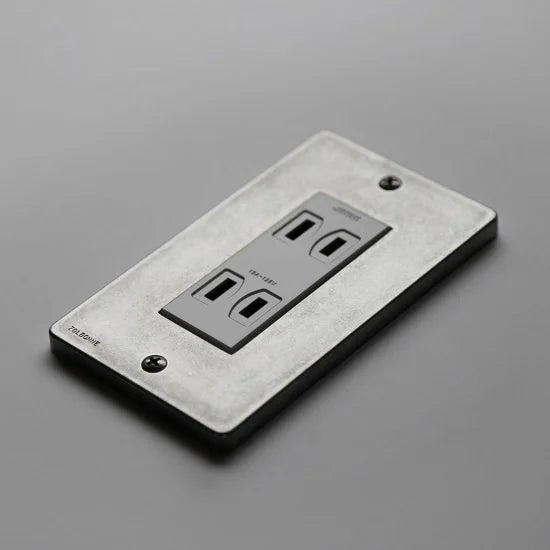 ゾルボンヌ ZS4-SC-SG 角穴ダイカストプレート＋コンセント セット