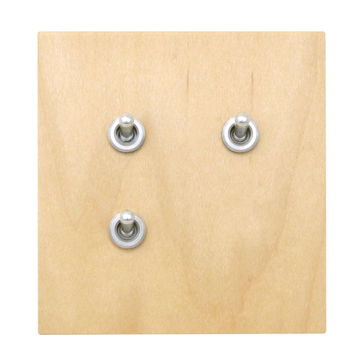 ゾルボンヌ ZS6-203/AL トグルスイッチ プライウッドメープルシリーズ 2連 アルミレバー 新商品