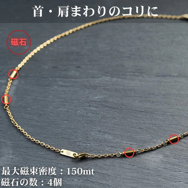 UNrust Delta デルタ 磁気ネックレス 150mt ステンレス 医療機器認証取得済み