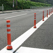 日進ゴム 視認性UP FLEXイーコン 安全対策ポール 高視認性車線分離票 倉庫 駐車場