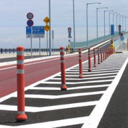 日進ゴム 視認性UP FLEXイーコン 安全対策ポール 高視認性車線分離票 倉庫 駐車場