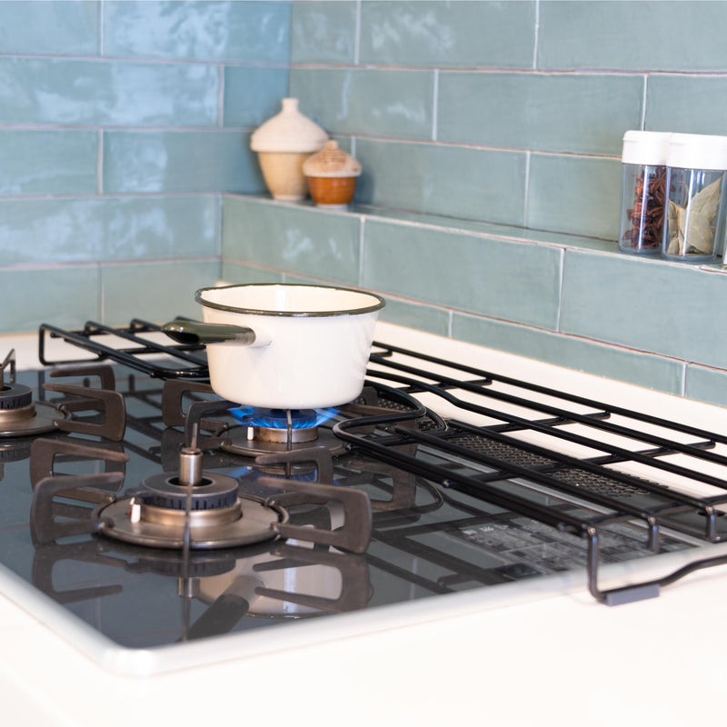 田窪工業所 GC-60 GC-75 コンロ奥ホーローラック 補助五徳