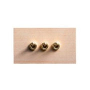 ゾルボンヌ ZS6-103W/BR トグルスイッチ プライウッドメープルシリーズ 1連 真鍮レバー 新商品