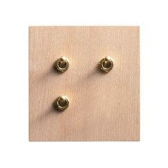 ZS6-203/BR プライウッドメープルシリーズ 2連 真鍮レバー