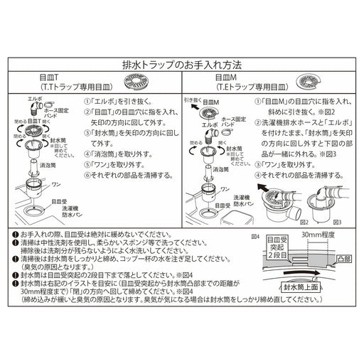 テクノテック T.T/T.Eトラップ部品