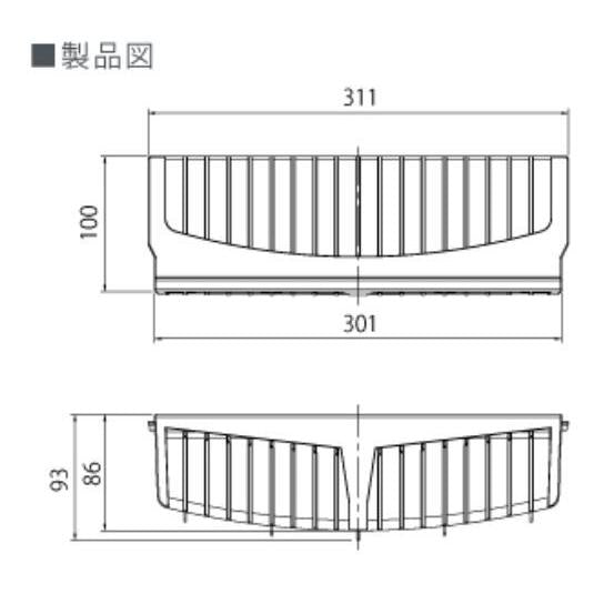 テクノテック TPWガード セーフガードパン用目隠しガード