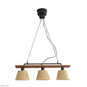 ELUX 照明 BOARD ボード 3灯ペンダントライト　ベージュ