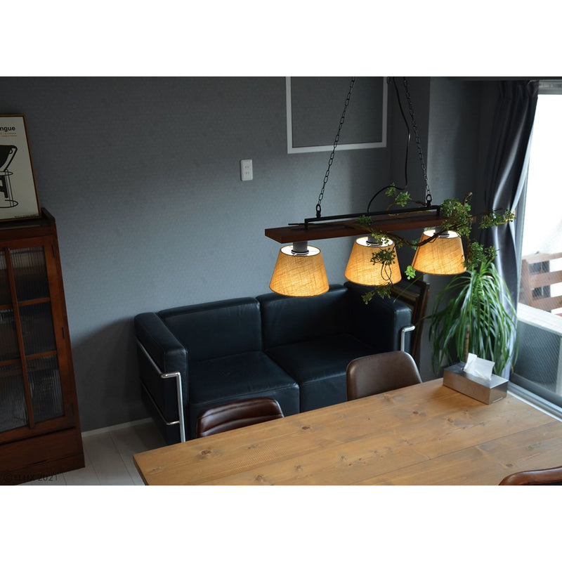 ELUX 照明 BOARD ボード 3灯ペンダントライト　グレー