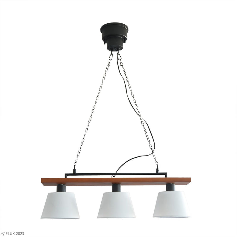 ELUX 照明 LC10987-WHBOARD ボード 3灯ペンダントライト　ホワイト