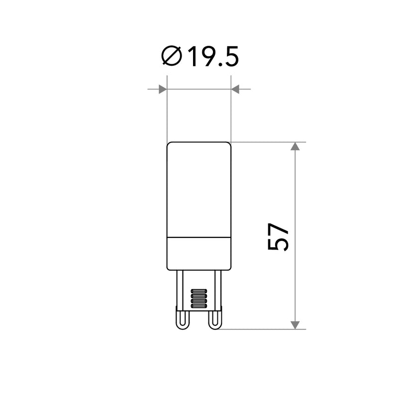 ビートソニック OnlyOne G9 LDC12 グラデーションフロスト調光調色510lm ミニ蛍光灯 LED
