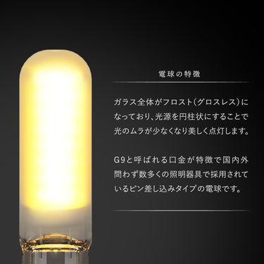 ビートソニック OnlyOne G9 LDC8 フロスト非調光230lm ミニ蛍光灯 LED