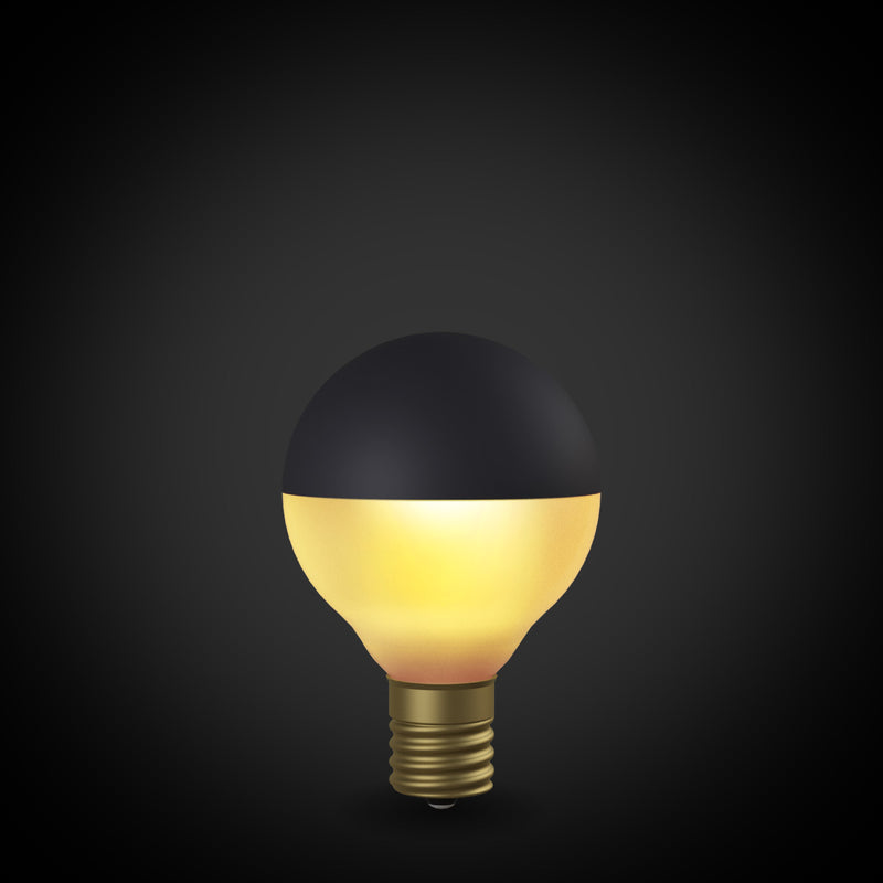 OnlyOne サイフォン LDF130D ボール50 マットブラック＋フロスト（グロスレス）（E17)2700K