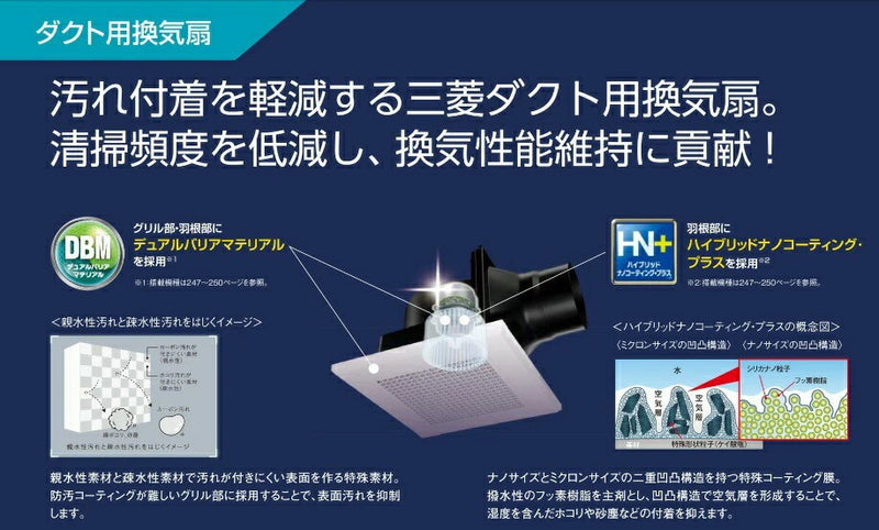 三菱【VD-20ZXP14-FP】 換気扇 ダクト用換気扇 天井埋込形