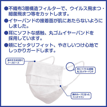 サラヤ 51179 サージカルマスクV 50枚入り